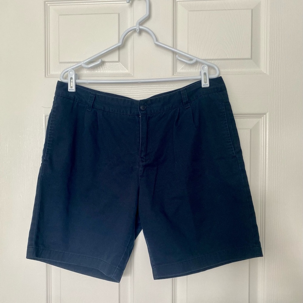 Lands End Navy Shorts, size 14